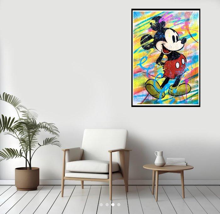 Gongas (XX-XXI) - Contemporary Mickey Mouse - XL No Reserve, Antiek en Kunst, Kunst | Schilderijen | Modern