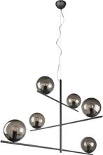 Tweedekans | Trio Hanglamp Pure antraciet 6x E14- 80 x 115 x, Huis en Inrichting, Lampen | Hanglampen, Ophalen of Verzenden, Zo goed als nieuw