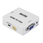HDMI naar VGA + 3,5mm Jack converter / wit, Nieuw, Ophalen of Verzenden