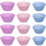 Ruhhy Bakplaat met 12 Siliconen Muffinvormpjes - Ideaal v..., Ophalen of Verzenden, Nieuw