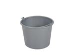 Eco-bouwemmer 12 liter met gegalv. draagbeugel grijs, Ophalen of Verzenden, Nieuw