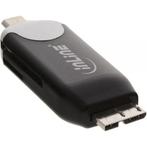 InLine USB3.0 / USB2.0 Micro OTG kaartlezer, Nieuw, Ophalen of Verzenden