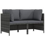 Loungebank pe rattan grijs | retourdeal 55% korting, Minder dan 75 cm, Ophalen of Verzenden, Minder dan 150 cm, Nieuw