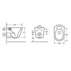 Wandcloset Best Design Morrano Rimfree Inclusief Zitting Mat, Ophalen of Verzenden, Nieuw