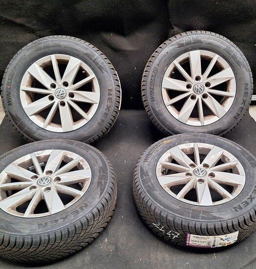 Winterset velgenset winter set VW Seat Skoda 195 65 R15, Auto-onderdelen, Banden en Velgen, Gebruikt, Verzenden