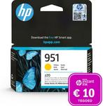 HP 951 - Inktcartridge Geel + Instant Ink tegoed, Ophalen of Verzenden, Zo goed als nieuw