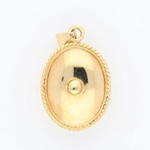 Zonder Minimumprijs - Hanger - 14 karaat Geel goud Parel, Sieraden, Tassen en Uiterlijk, Antieke sieraden