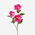 Zijdenbloem Hibiscus Roze  82cm, Huis en Inrichting, Woonaccessoires | Overige, Nieuw, Verzenden