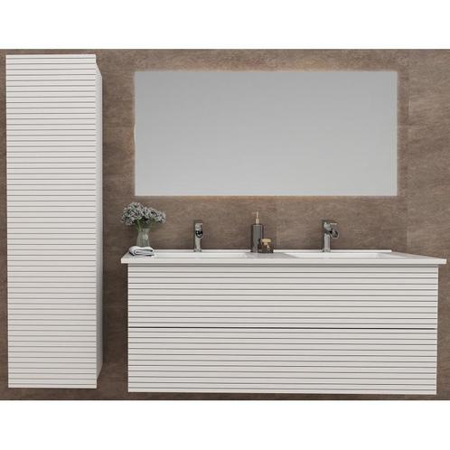 Badkamermeubel Elina Mat Wit 120CM (Badkamermeubels), Huis en Inrichting, Badkamer | Badkamermeubels, Nieuw, Ophalen of Verzenden