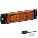 LED markeringslicht amber  | 12-24v | 1,5mm connector, Verzenden, Nieuw