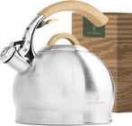 Fluitketel - Voor op gas of inductie - 2,2L - RVS - WALDWERK, Verzenden, Zo goed als nieuw