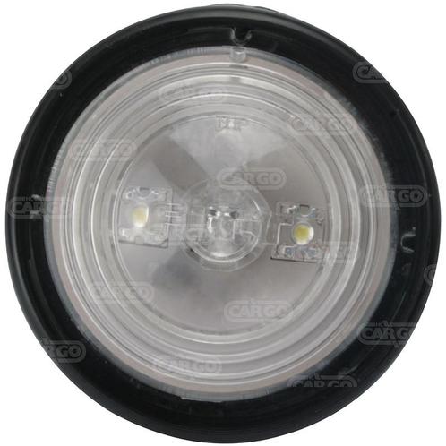 LED Markeerlicht Wit rond 63mm 9-36volt, Auto-onderdelen, Verlichting, Ophalen of Verzenden