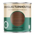 Douglas Tuinhout Olie - Storm Grijs-750ml, Doe-het-zelf en Verbouw, Verf, Beits en Lak, Minder dan 5 liter, Verzenden, Nieuw, Grijs