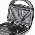 Contactgrill tosti , wafels en grillen Zwart/Zilver 800W, Verzenden, Nieuw