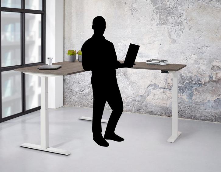 StandUp XF3 elektrisch zit/sta hoekbureau, 200x180cm, Zakelijke goederen, Kantoor en Winkelinrichting | Kantoormeubilair en Inrichting