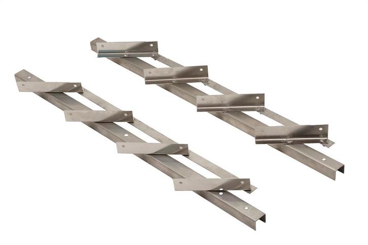 Flex Fence Draaibare Lamellen voor in de tuin RVS 50 cm - 2, Huis en Inrichting, Stoffering | Gordijnen en Lamellen, Verzenden