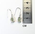 2 Moldaviet oorbellen / ruw / nieuw 925. Sterlingzilver -