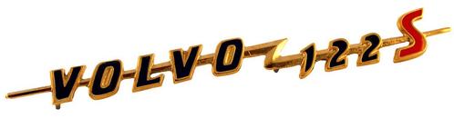 Volvo Embleem inchVolvo 122Sinch voorscherm Amazon schrijfle, Auto diversen, Tuning en Styling, Verzenden