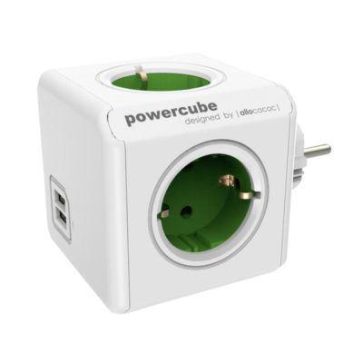 Allocacoc PowerCube Original USB Groen, Audio, Tv en Foto, Fotocamera's Digitaal, Nieuw, Ophalen of Verzenden