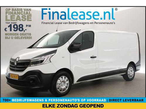 Renault Trafic 2.0 dCi T29 L2H1 Airco Cruise Navi PDC €198pm, Auto's, Bestelauto's, Lease, Handgeschakeld, Diesel, Renault, Wit
