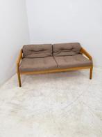 Zeitraum Friday 2 sofa 2,5 zits beige grijs stof eiken frame, Vergader- of Presentatieruimte, Ophalen of Verzenden, Gebruikt, Stoel