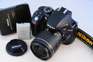 Nikon D3300 met AF-P 18-55mm kitlens ALS NIEUW 7519 CLICKS beschikbaar voor biedingen