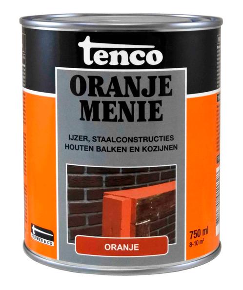 Tenco oranje menie 750 ml, Doe-het-zelf en Verbouw, Verf, Beits en Lak, Nieuw, Verzenden