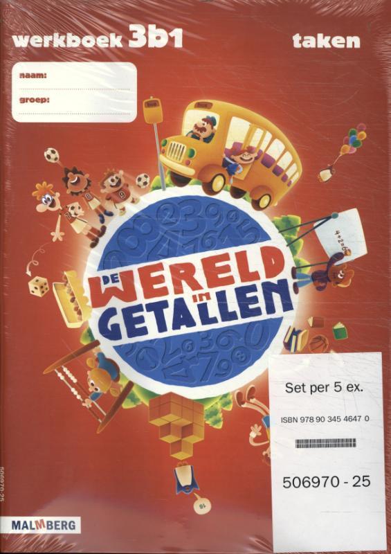 De Wereld in Getallen (set 5 ex) 3b1 werkboek 9789034546470, Boeken, Schoolboeken, Nieuw, Verzenden
