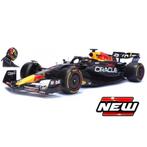 Bburago Verstappen Red Bull RB19 Abu Dhabi 2023+Vitrine €1,-, Nieuw, Formule 1, Verzenden
