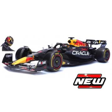 Bburago Verstappen Red Bull RB19 Abu Dhabi 2023+Vitrine €1,- beschikbaar voor biedingen