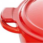 Fontignac Main Libres braadpan - Ovaal - 29 cm - Rood, Verzenden, Zo goed als nieuw