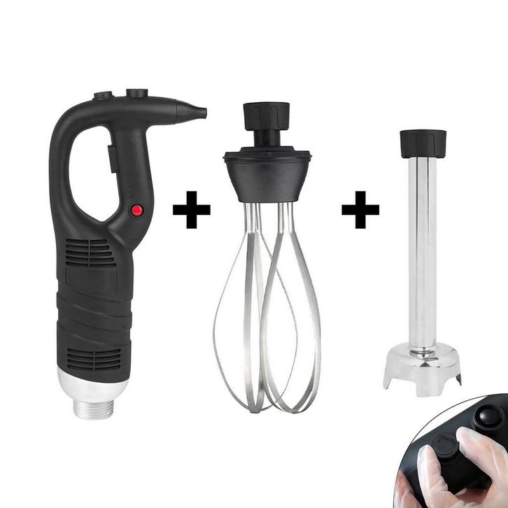 GGM Gastro | Staafmixer incl. mixerstaaf 250mm & Klopper - |, Witgoed en Apparatuur, Keukenmixers, Verzenden
