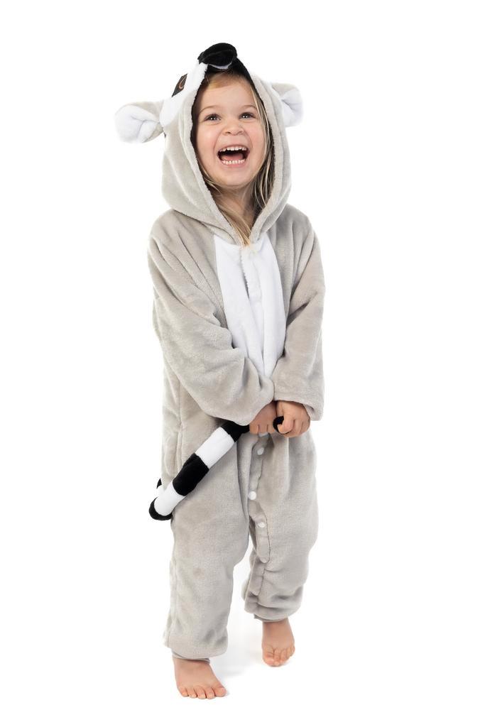 Onesie Lemur Ringstaartmaki Pakje 74-80 Ringstaartmakipak Ko, Kinderen en Baby's, Carnavalskleding en Verkleedspullen, Nieuw, 104 of kleiner