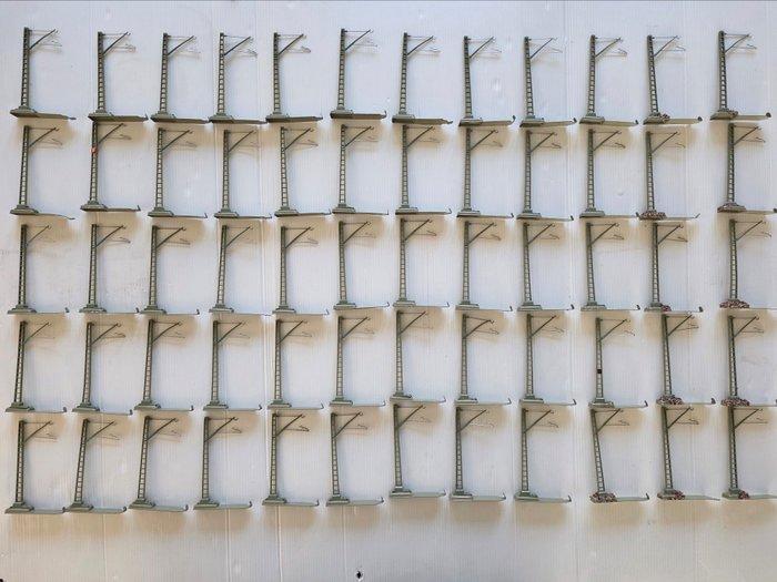 Märklin H0 - 7009 - Bovenleiding (60) - 60-piece tower mast, Hobby en Vrije tijd, Modeltreinen | H0