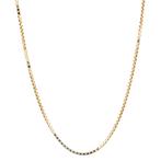 Gouden lengtecollier venetiaan 60.5 cm 14 karaat, Verzenden, Zo goed als nieuw, Goud, Goud