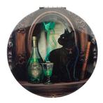 Make-up spiegeltje Lisa Parker Kat - Absinthe Kat - 7cm NIEU, Huis en Inrichting, Woonaccessoires | Spiegels, Ophalen of Verzenden
