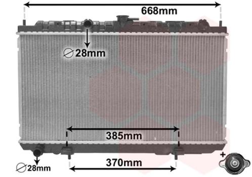 RADIATOR VOOR NISSAN ALMERA N16 2000-2003 214104M407, Auto-onderdelen, Airco en Verwarming, Nieuw, Ophalen of Verzenden