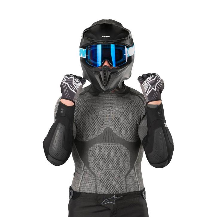 Elleboogbeschermers Leatt 3DF 6.0 Zwart, Motoren, Accessoires | Overige, Nieuw, Verzenden