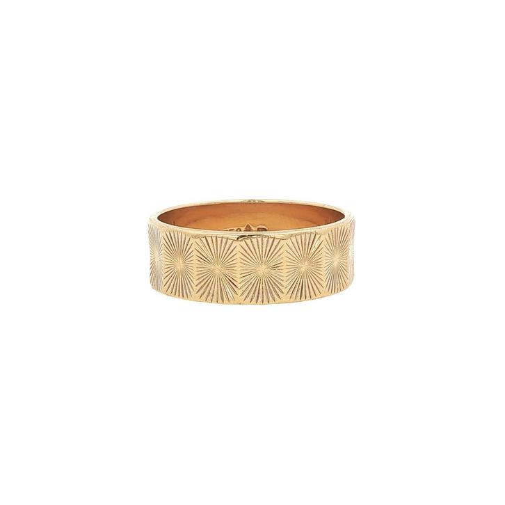 Gouden ring 18 karaat, Sieraden, Tassen en Uiterlijk, Ringen, Goud, Zo goed als nieuw, Goud, Verzenden