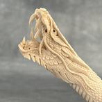 Snijwerk, NO RESERVE PRICE - A Dragon Head carving from a, Antiek en Kunst