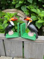 Decoratief ornament (2) - Pair of Vintage Cast Iron Toucan, Antiek en Kunst
