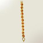 Messing Rudraksa armband met 11 kralen - ±20 cm, Ophalen of Verzenden, Nieuw