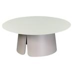 Barolo bijzettafel 90cm rond H36cm aluminium latte, Ophalen of Verzenden, Nieuw, Aluminium