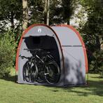 vidaXL Achteropslag tent met dak met opslag Grijs en Oranje, Caravans en Kamperen, Tenten, Verzenden, Nieuw