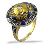 Ring - 14 karaat Geel goud, Antieke Victoriaanse geelgouden, Sieraden, Tassen en Uiterlijk, Ringen, Nieuw