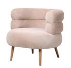 Fauteuil ‘Margot’ | Beige | Houten Poten | 76x75x70,5 cm, Huis en Inrichting, Fauteuils, Ophalen, Nieuw