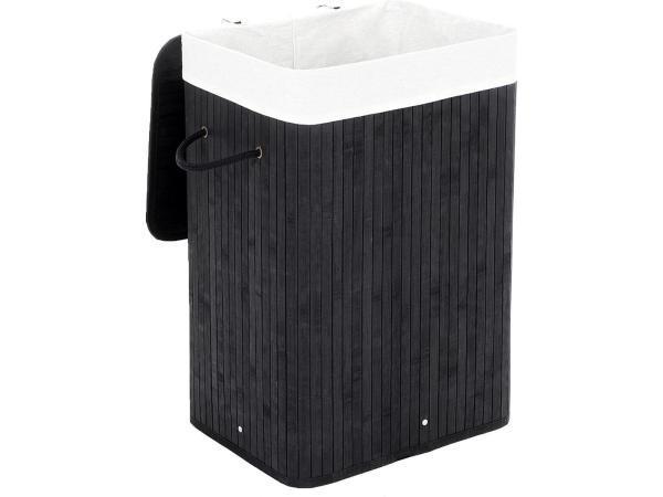 Veiling - iBella Living wasmand zwart bamboe, Huis en Inrichting, Badkamer | Badtextiel en Accessoires