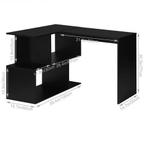 Werk- en Computertafel – Bureau met Opbergruimte 100x40, Huis en Inrichting, Verzenden, Nieuw