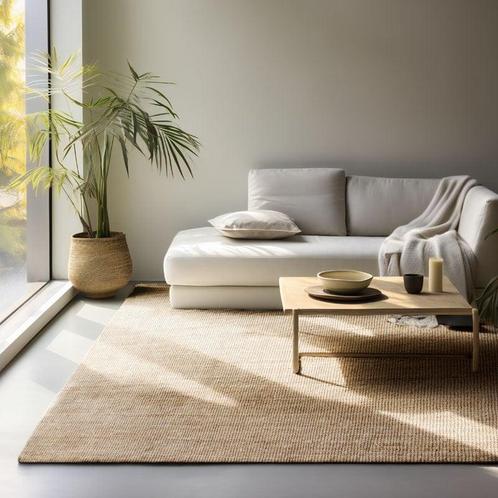 Hanse Home Handgeweven Jute Vloerkleed - Naturel 60 x 90 cm, Huis en Inrichting, Stoffering | Tapijten en Kleden, Nieuw, Verzenden