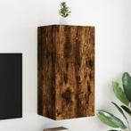 vidaXL Tv-wandmeubel met LED-verlichting 80,5x35x80 cm, Huis en Inrichting, Kasten | Televisiemeubels, Verzenden, Nieuw, Overige houtsoorten